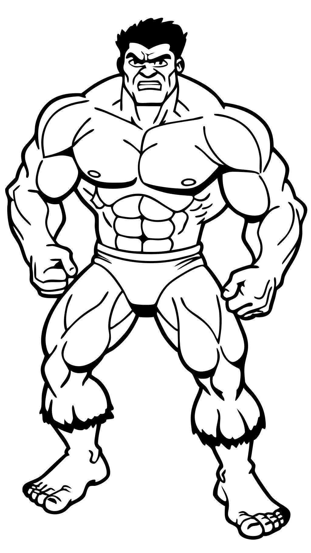 free coloring pages of the hulk